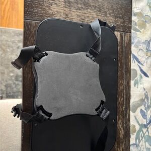 Set of 2 Black baby car seat mirrors with Adjustable Straps